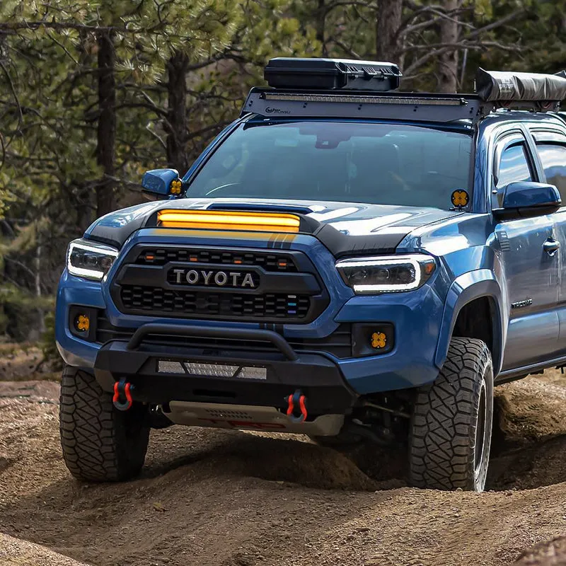 Hood Deflector with Turn Signal Lights for 2016-2023 Toyota Tacoma product image