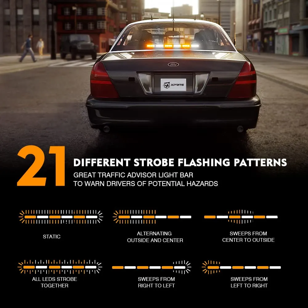 26" LED Traffic Advisor Strobe Light Bar | Controller 6 Series product image
