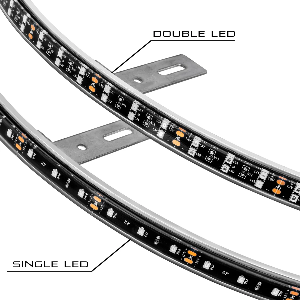 Oracle Lighting LED Illuminated Wheel Rings - Single / Double Row LED product image