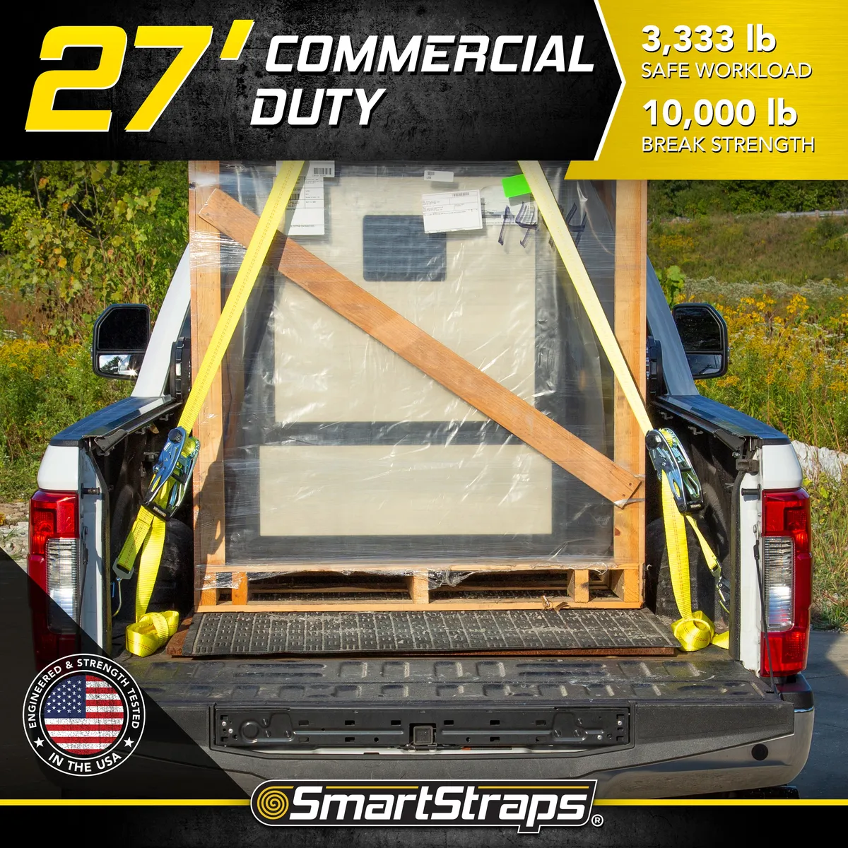 14ft 5000lb Ratchetx Ratchet Tie Down 2 pk Yellow product image