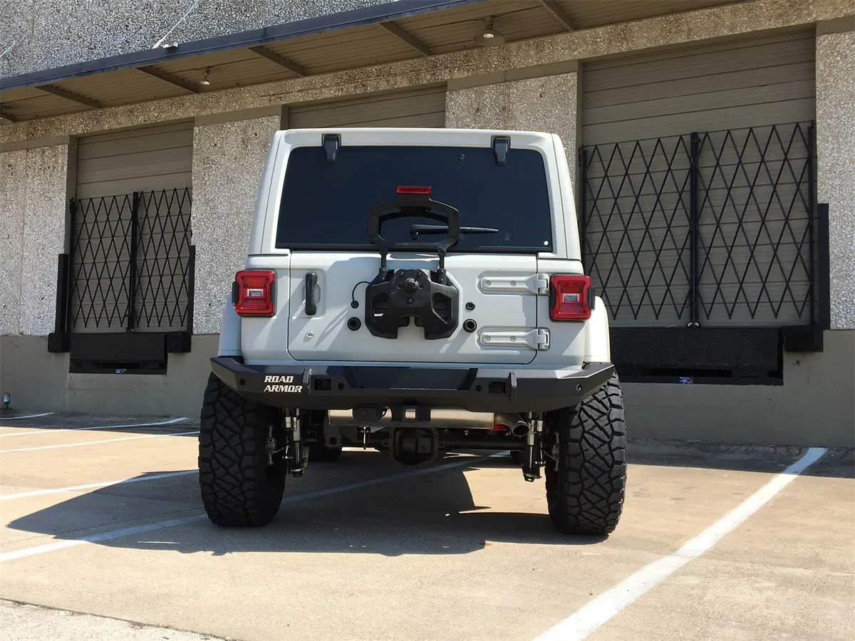 18c Wrangler Stealth Rear Full Width Non Winch Bumper Texture Black Lights Sold Sep product image