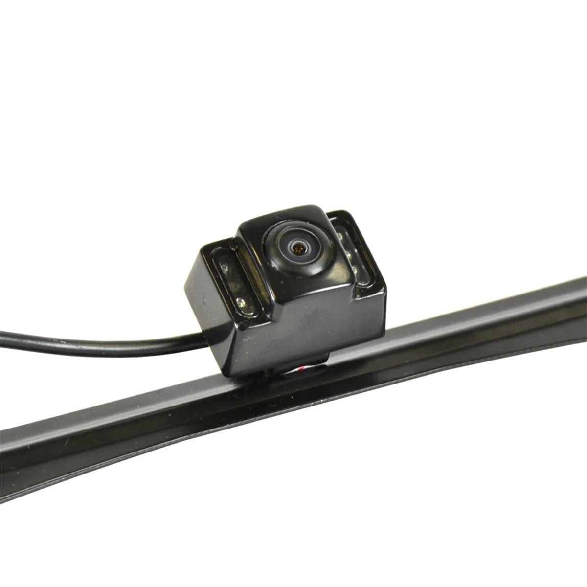 Universal Dual Mount CMOS Camera w/Infrared Light; Metal License Plate and Camera Mount; 22ft. Chassis Harness To RCA Included; Parking Gridlines and Image Mirroring Available; product image