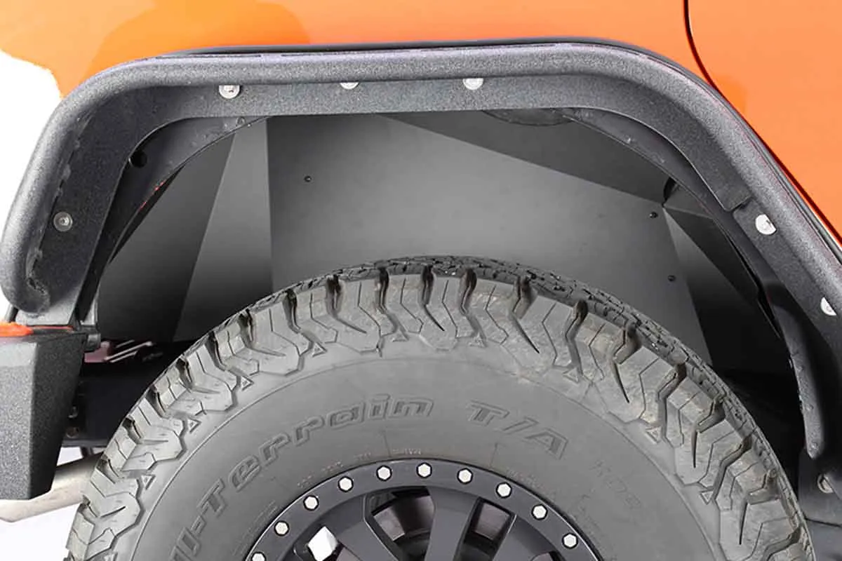 Fishbone Offroad 2007-2018 Jeep Wrangler JK & Wrangler Unlimited JKU Aluminum Inner Fenders FB33007 product image