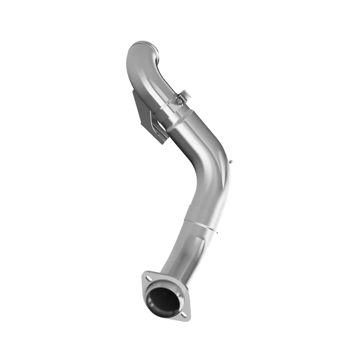 4 Inch Turbo Down Pipe Aluminized Steel For 15-16 Ford 6.7L Powerstroke Non Cab and Chassis Only MBRP product image