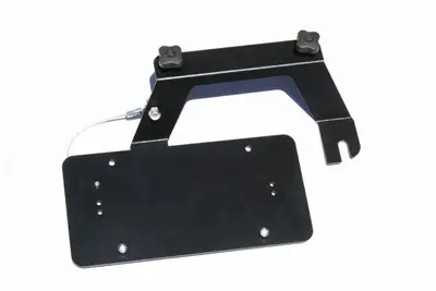 Rock Hard 4X4 Rock Hard 4x4 Hawse Fairlead License Plate Mount w/ Cable Lanyard