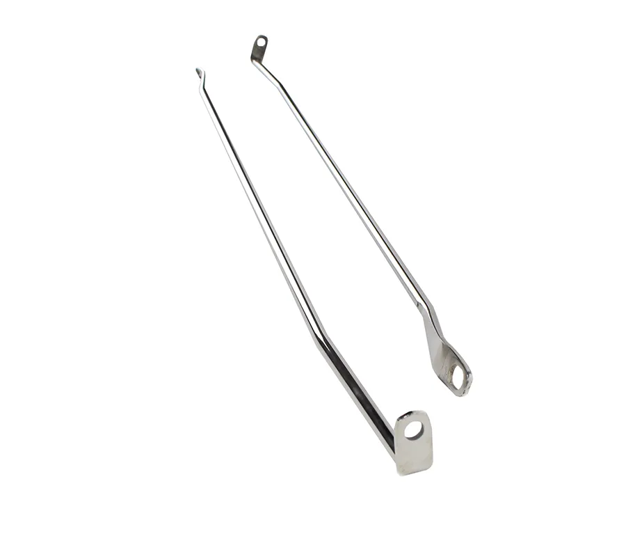 Jeep TJ Strut Rod Kit 97-06 Wrangler TJ Polished Silver Kentrol product image