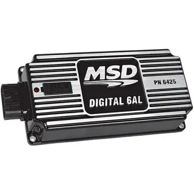 MSD Digital 6al Ignition Control/Builtin Adj Rev Limit Control/Blac