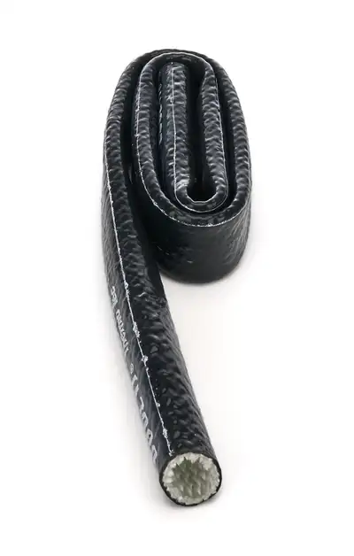 Thermo-Tec Products Heat Sleeve 1 Inch x 3 Foot Braided Fiberglass 500-2200 Degree F Black Thermo Tec