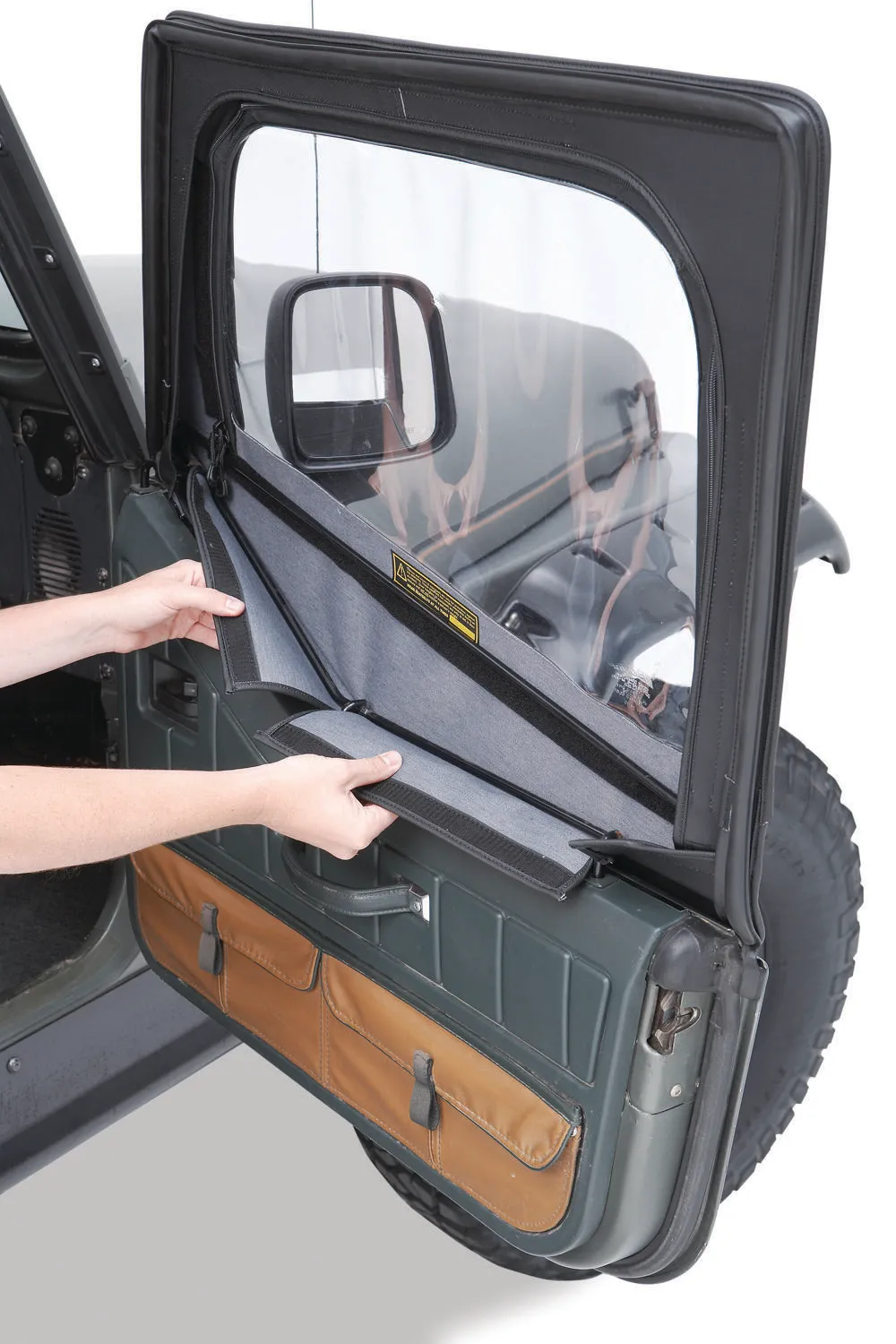 Spice Door Skins Upper Door Skins Set Jeep 88-95 Wrangler; Fit existing factory upper door frames; no door rails or frames included product image