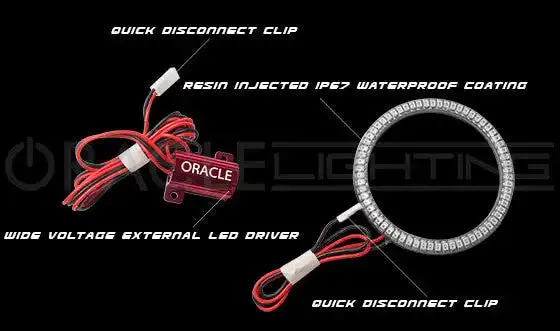 ORACLE Lighting 2015-2023 Dodge Challenger LED Surface Mount Headlight Halo Kit product image