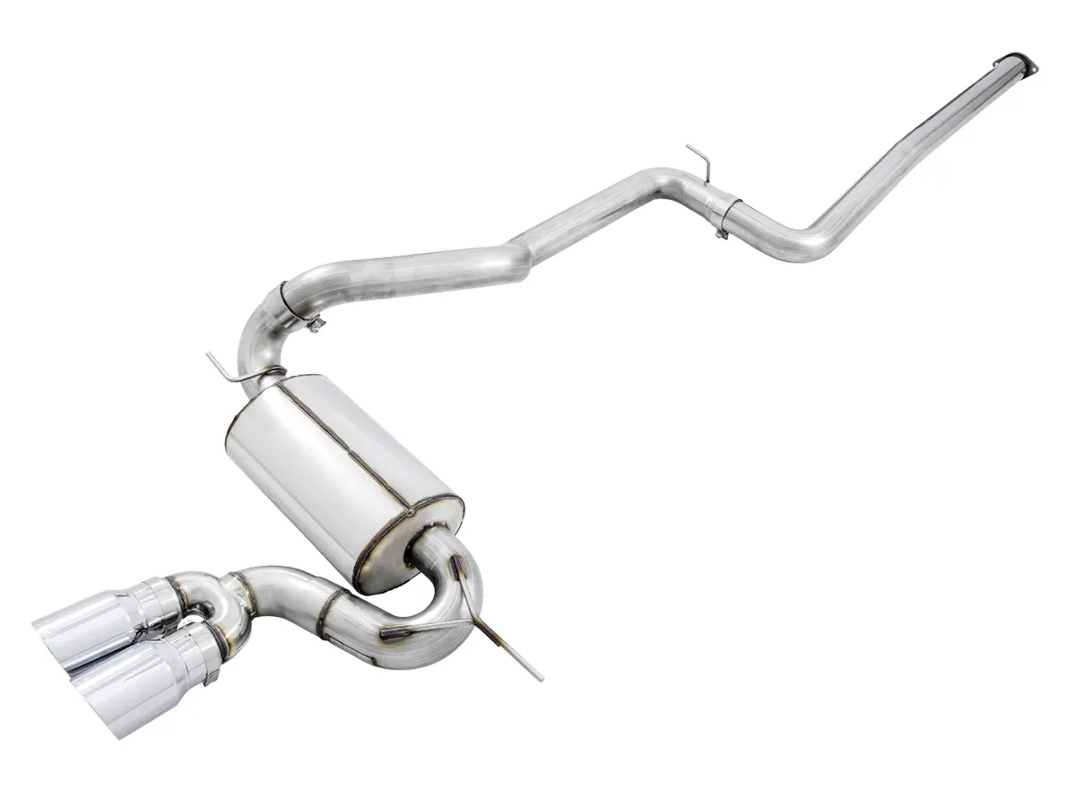 AWE Track Edition Cat-back Exhaust for Ford Focus ST - Diamond BlackTips product image