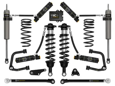 ICON Vehicle Dynamics ICON 2024-2026 Toyota Tacoma 1.25-3" Lift, Stage 10 Suspension System, Tubular, Overland Rear Springs