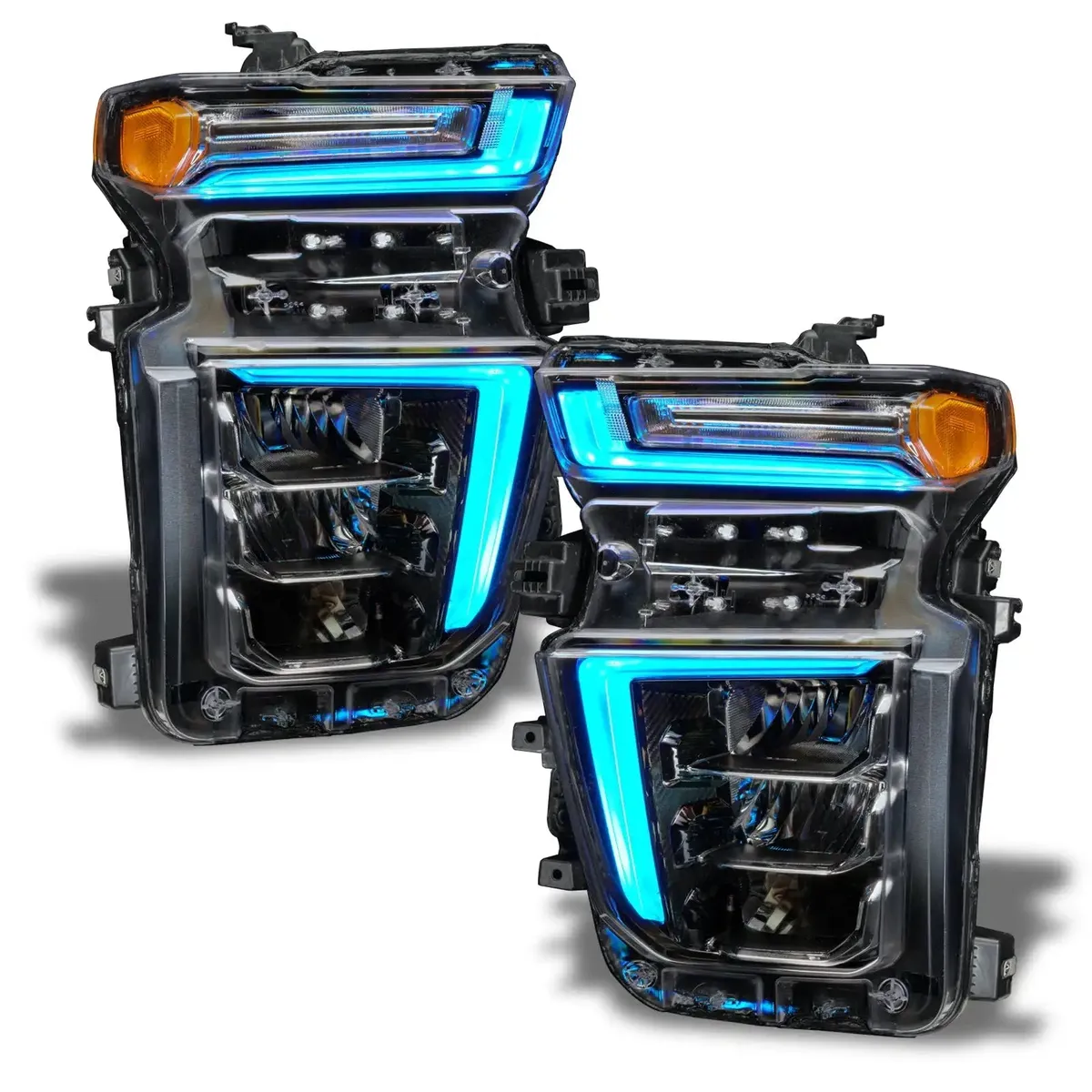 Oracle Lighting 2020-2021 Chevrolet Silverado HD 2500 3500 Colorshift Rgb+w Headlight DRL Upgrade Kit product image