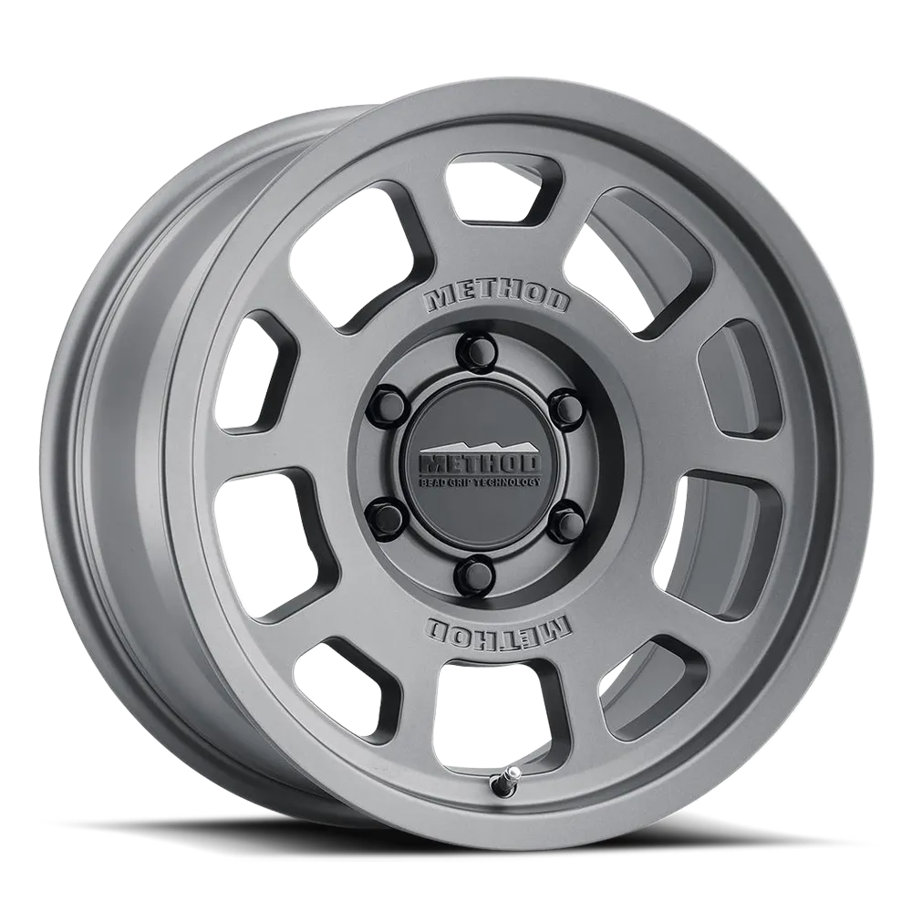 Aluminum Wheels 17x8.5 Bead Grip MR705 Bolt Pattern 6 On 139.7 Offset 35 Lip Size 1.22 Titanium SL Method product image