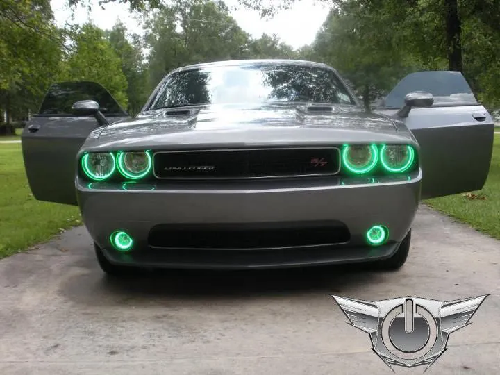 ORACLE Lighting 2008-2014 Dodge Challenger LED Headlight Halo Kit - Standard Mount product image