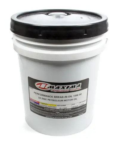 Maxima Performance Breakin Mineral Engine Oil SAE 15w50 5 Gal Pail