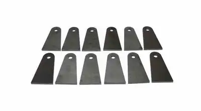 Steinjager Tabs and Clevises, Weld On 0.750 Bore Straight Mount 12 Straight Tabs Three Link Suspension