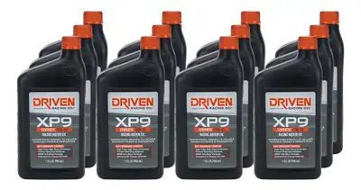 Driven Racing Oil XP9 10w40 Synthetic Oil Case 12 x 1 Quart