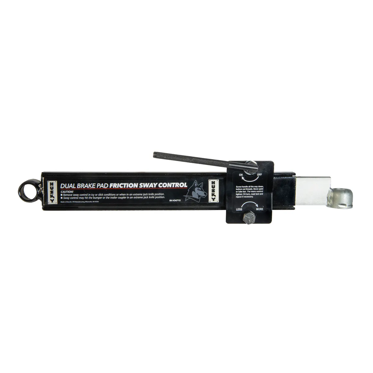 Husky Towing 34715 Right Hand Inc Side Bar/ handle/ Tongue Ball Plate/ Sway Control Ball/ Hardware product image
