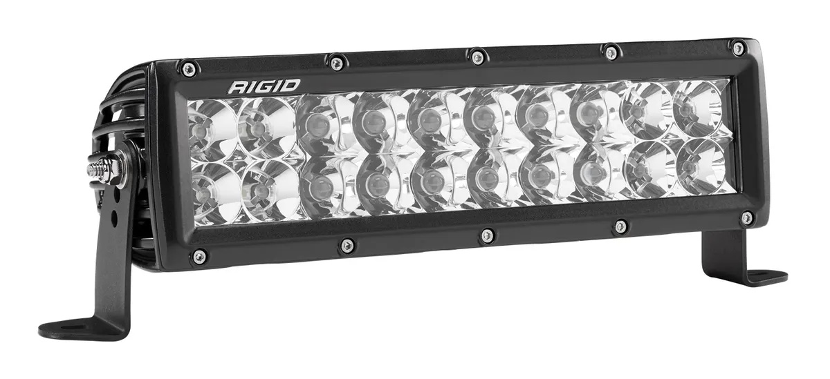 Rigid E-Series Pro LED Light, Spot/Flood Optic Combo, 10 Inch, Black Housing product image
