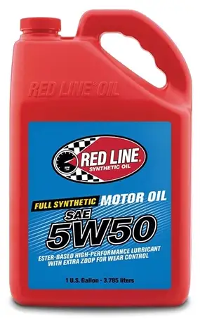 Red Line Oil 5W50 Synthetic Motor Oil 1 Gallon Red Line Oil