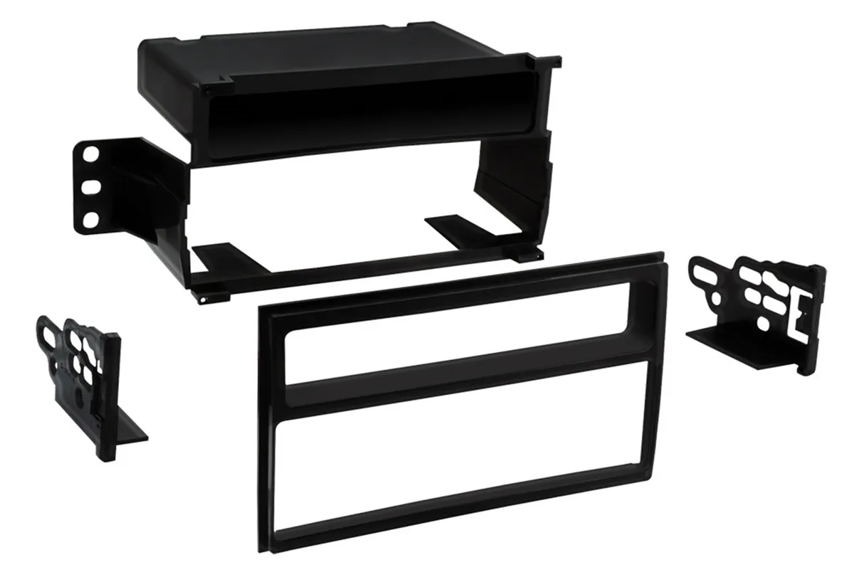 Metra Electronics TURBOKits; Radio Installation Kit; Incl. Instructions/Hardware; For Double DIN And Single DIN; Gloss Black;