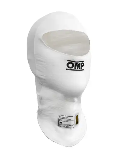 OMP Racing INC Tecnica EVO Balaclava FIA8856 White Size SM