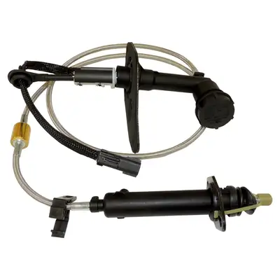 Crown Automotive Jeep Replacement Clutch Hydraulic Assembly; Left Hand Drive; Incl. Clutch Master Cylinder/Slave Cylinder/Cap/Interlock Switch/Diaphragm And Bushing;