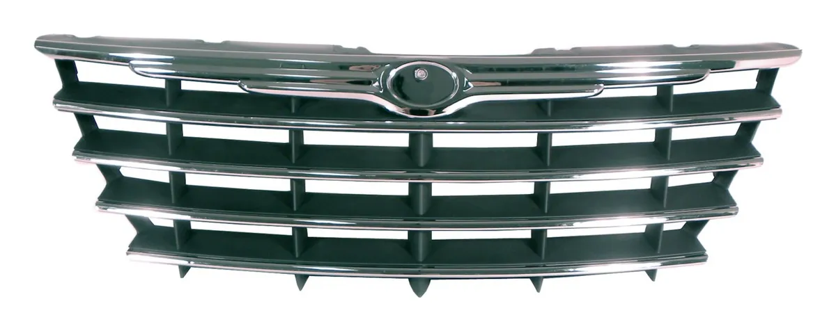 Grille; Front; For Use w/ 2001-2004 Chrysler-Dodge RG Europe Minivan; Front; w/o Headlamp Washer; product image