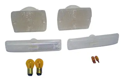 Crown Automotive Jeep Replacement RT Off-Road - Plastic Amber Parking & Side Marker Light Kit