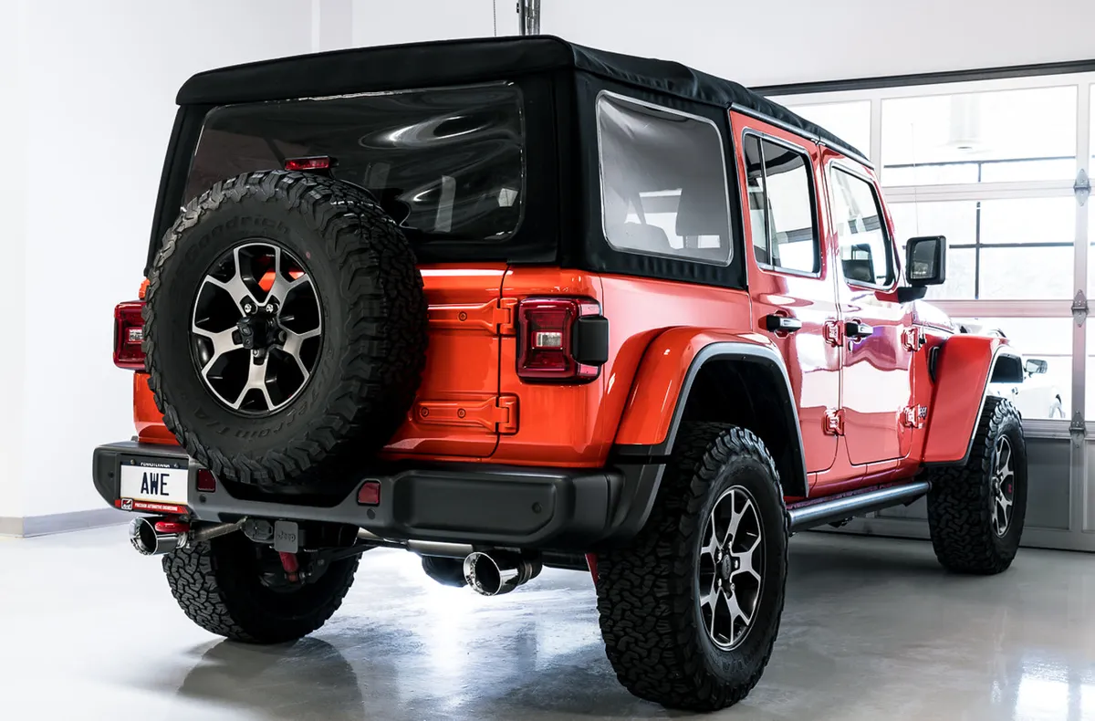 AWE Exhaust Suite for the 3.6L Jeep JL/JLU Wrangler product image