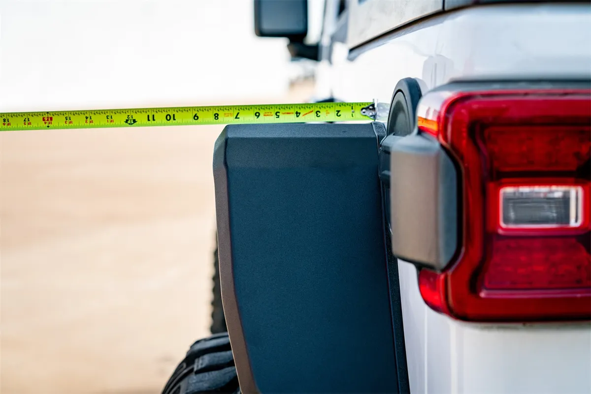 Stealth Rear Wide Fender Flares - Texture Black 2018-2025 Jeep JL JLU product image