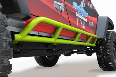 Steinjager Steinjäger Armor Wrangler JK 2007-2018 Rock Sliders 4 Door Gecko Green