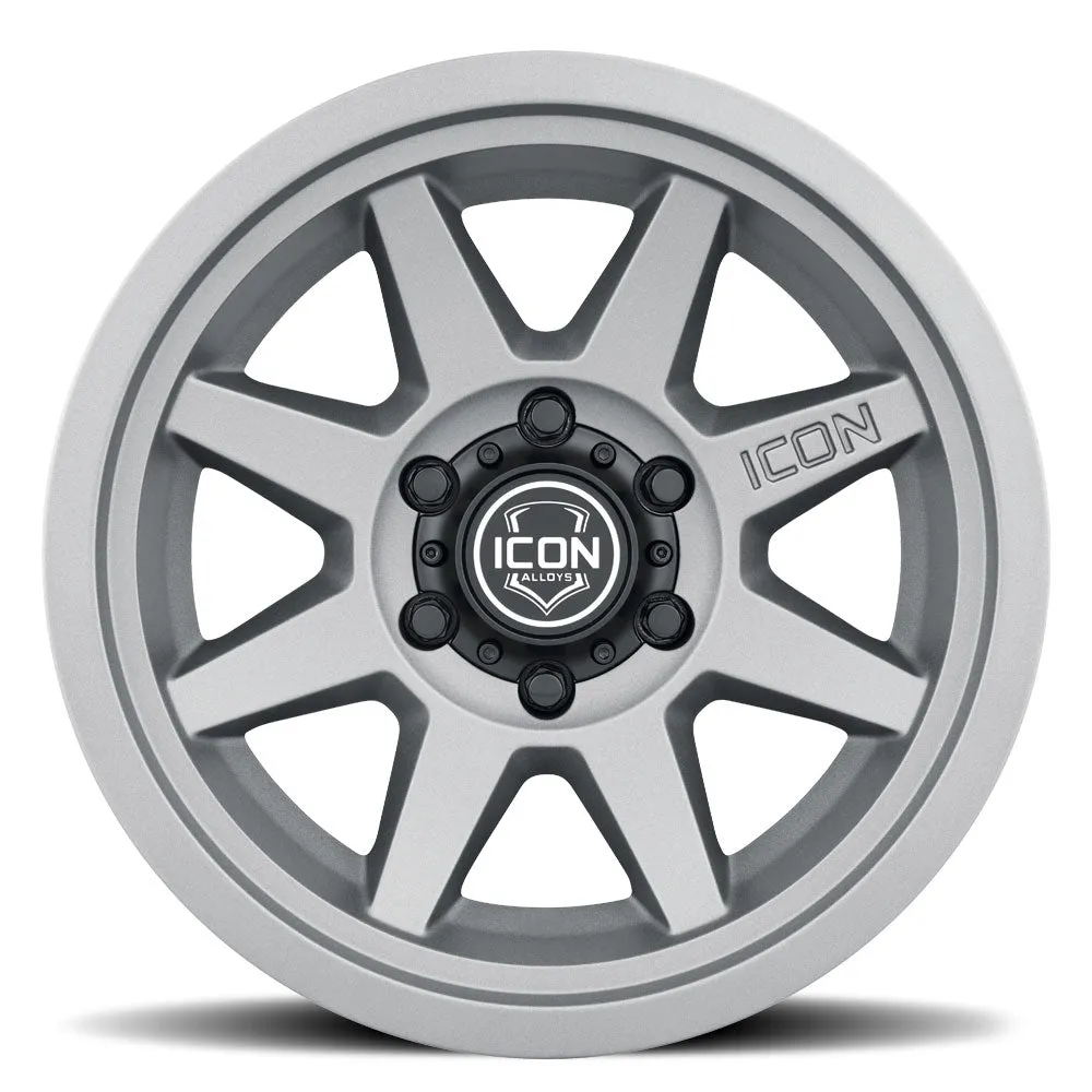 ICON Alloys Rebound SLX, Charcoal, 17 x 8.5 / 5 x 5, -6mm Offset, 4.5" BS product image