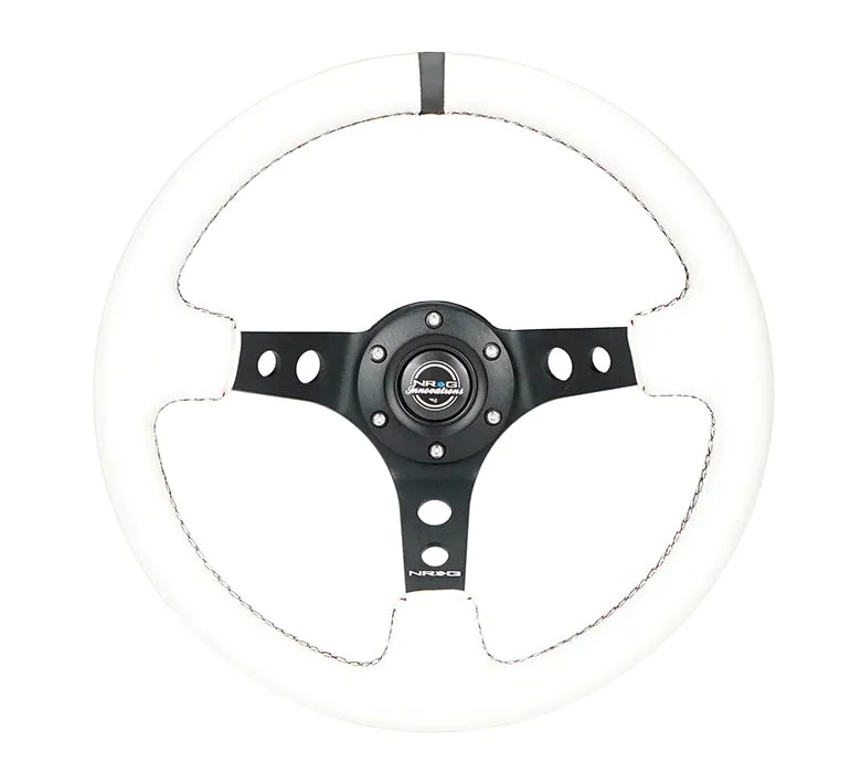Steering Wheel 350mm 3in Dish Black Leather product image