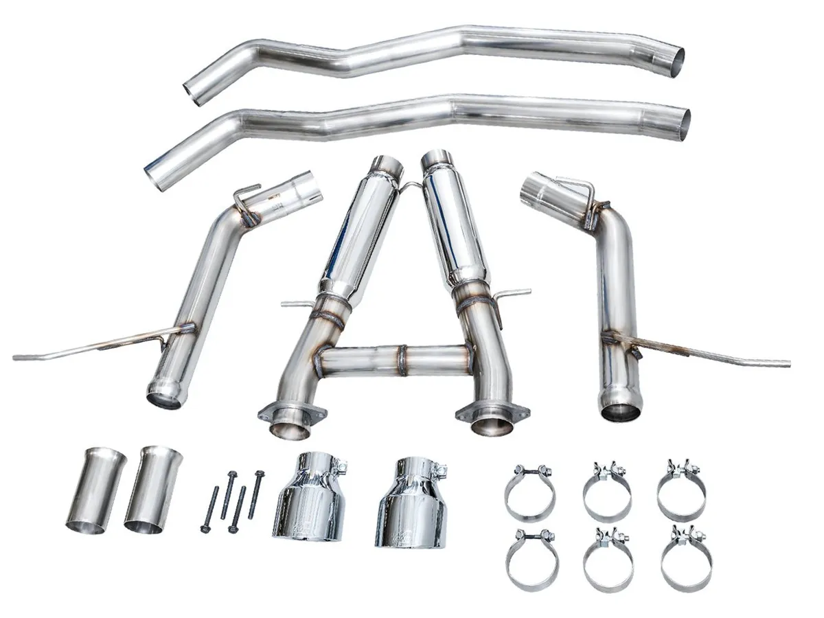 AWE Touring Edition Exhaust for Dodge Durango 6.4 / 6.2 SC - Chrome Silver Tips product image