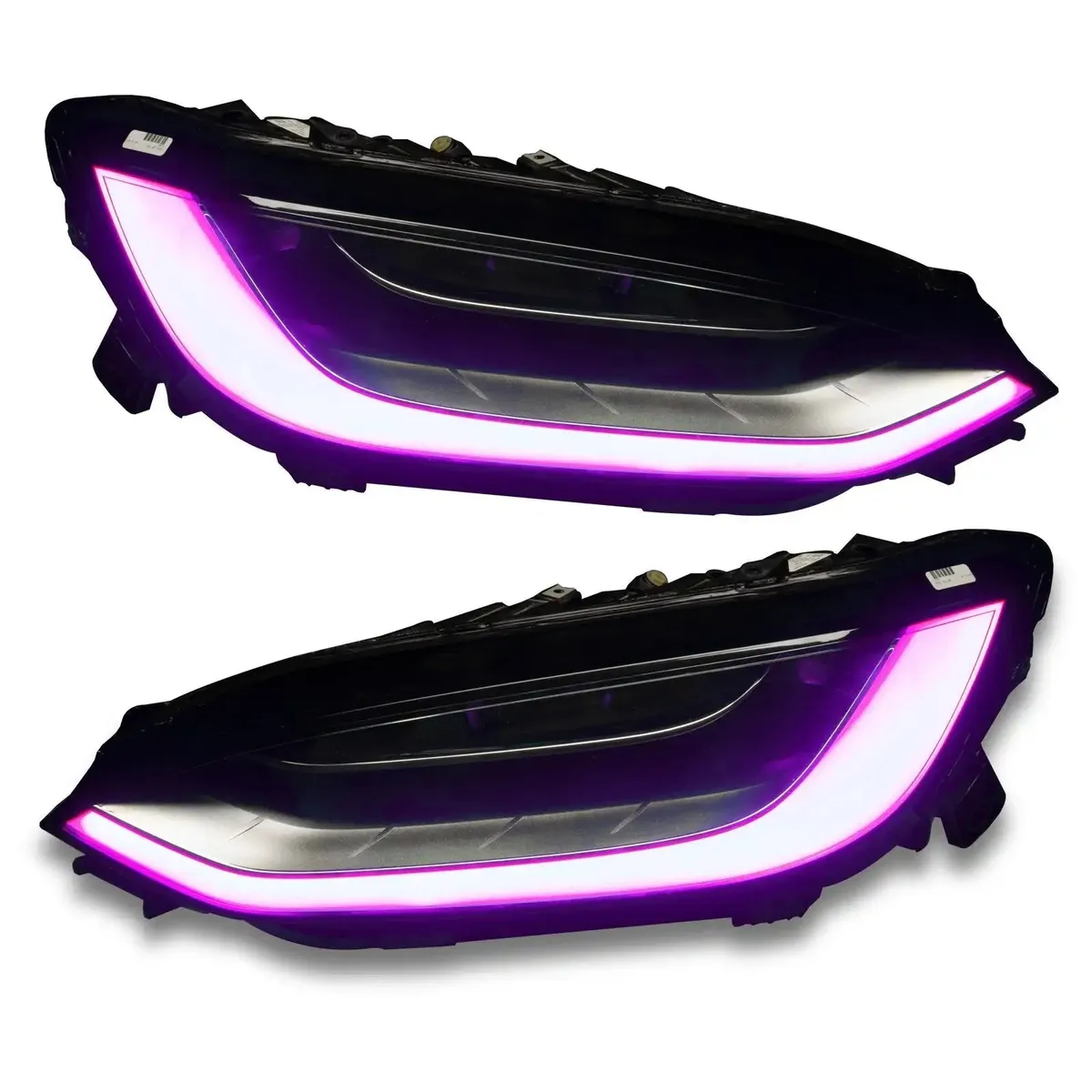 Oracle Lighting 2016-2024 Tesla Model x Dynamic Colorshift Headlight & Fog Light DRL Upgrade Kit - Combo product image