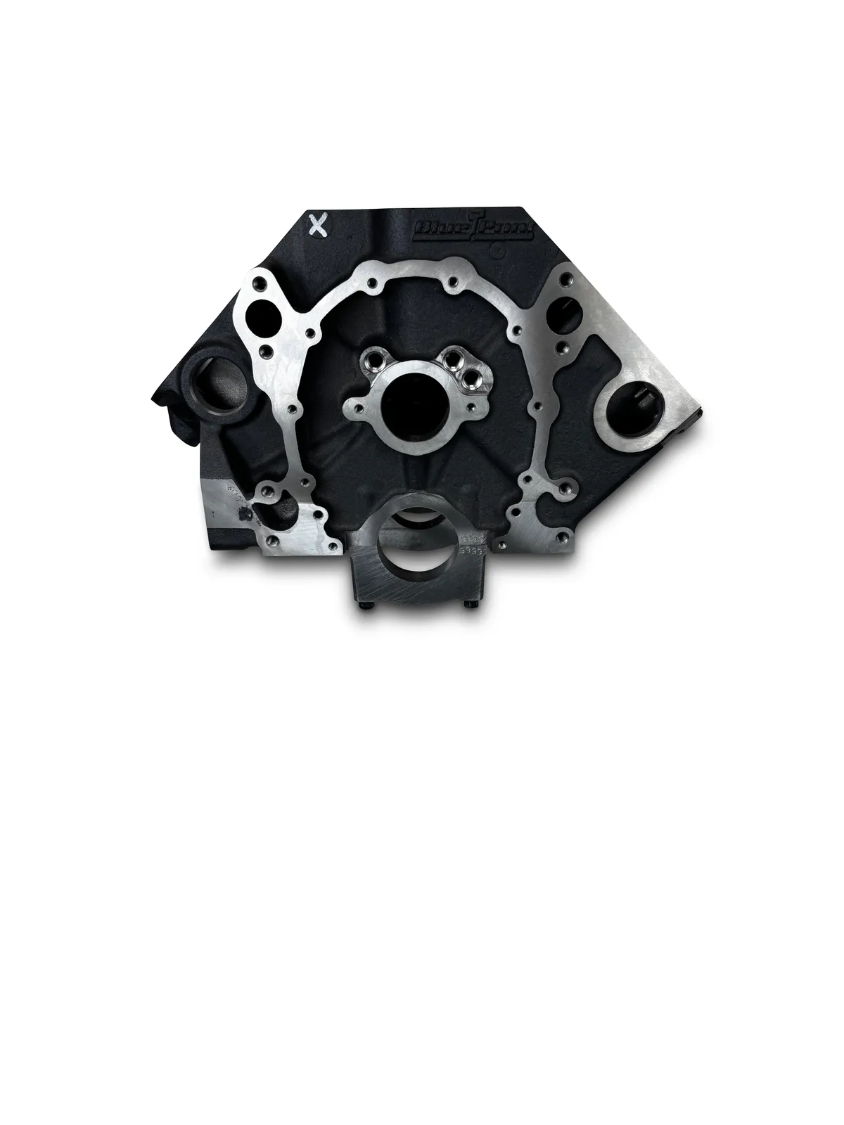 BluePrint Engines GM Small Block Compatible Bare Block – 9.025 Deck x 4.125 Bore, 2-Piece Seal, 350 Main, SIAM, Steel Billet Main Caps, Splayed product image