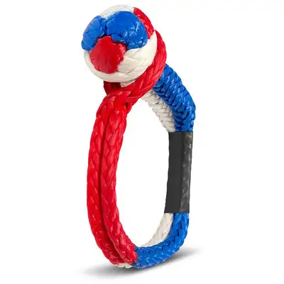 Bubba Rope 7/16â€³ Patriot Gator-Jaw PRO Synthetic Soft Shackle