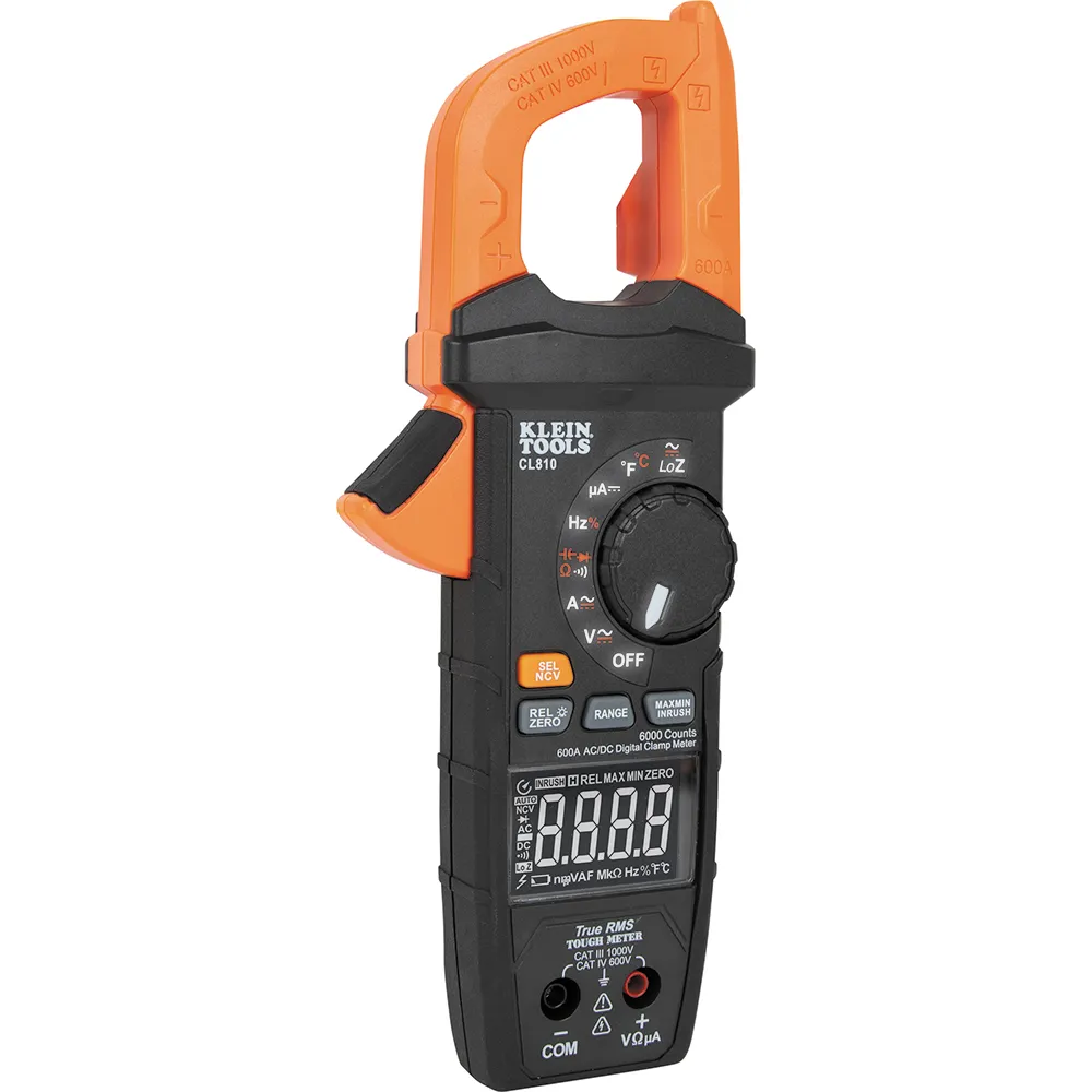 Klein Tools 600a Ac/Dc Autoranging Trms Clamp Meter w/ Worklight