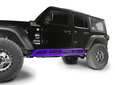 Steinjager Steinjäger Armor Wrangler JL 2018 to Present Rock Sliders 4 Door JLU Sinbad Purple