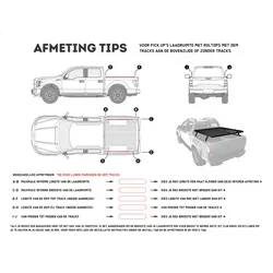 Bakkie Slimline II Load Bed Rack Kit 1475W x 1560L product image