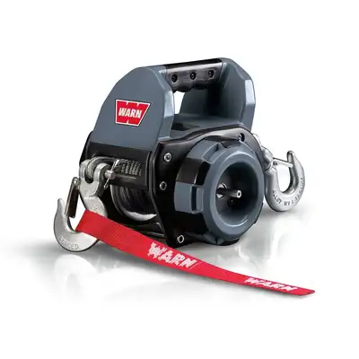Warn WARN - The Warn Drill Winch, a versatile and portable pulling tool ready to help with everyday applications. Comes with Steel Rope.
