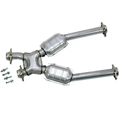 BBK Performance Ford Mustang 2-1/2 Short High Flow Catted X-Pipe 96-04