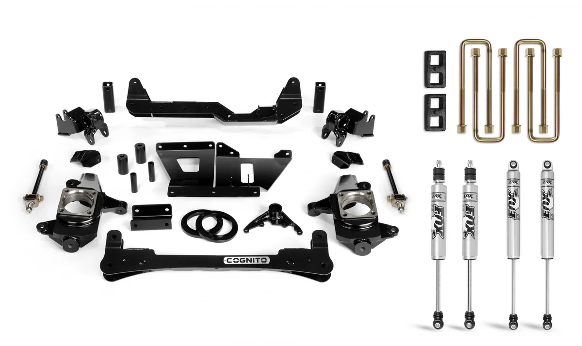 Cognito Motorsports Truck 4-Inch Standard Lift Kit With Fox Ps 2.0 Ifp Shocks For 2001-2010 Silverado/ Sierra 2500/3500 2WD/4WD Trucks Cognito