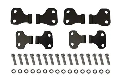 Kentrol 18c Wrangler Unlimited/20c Gladiator Door Hinge Set Black