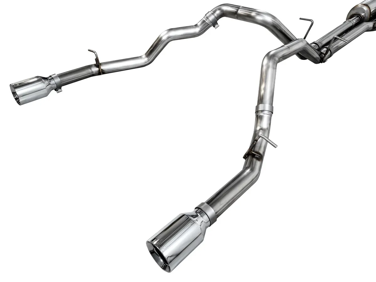 AWE 0FG Catback Exhaust for 2025 RAM 1500 3.0TT Standard and High Output - Chrome Silver Tips - 3015-32530 product image