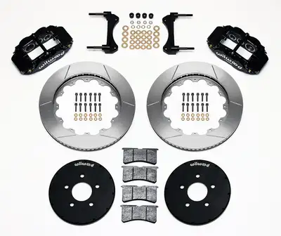 Wilwood Brakes 1994 - 2004 Ford Forged Narrow Superlite 6R Big Brake Front Brake Kit (Hat) - 140-9117