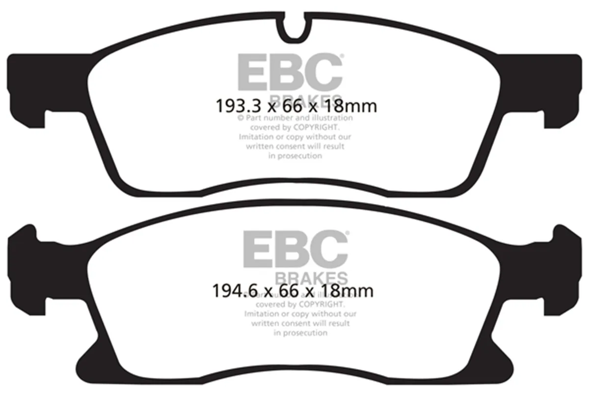 EBC Brakes S15 Kit Extra Duty and USR Rotors; Front; FMSI Pad No. D1455; Vented; 5 Bolt Holes; 330mm Dia.; 54.5mm Height; 32mm Thick; 72mm Center Hole Dia.;