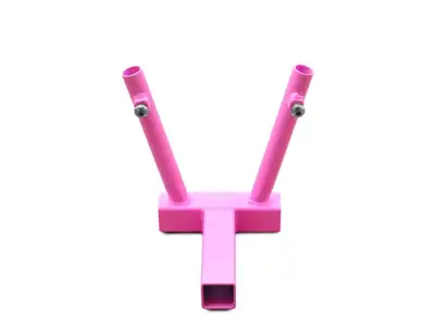 Steinjager Exterior Accessories 1997-2006 Hitch Mount Flag Holder Holds 2 Flags Pinky